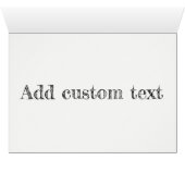 Kundenspezifische Karte REGENBOGEN Stolzes (Innenansicht Horizontal (Unten))