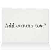 Kundenspezifische Karte REGENBOGEN Stolzes (Innenansicht Horizontal (Oben))