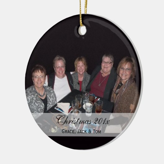 Kundenspezifische Kathy | Keramik Ornament (Links)