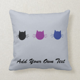 Kundenspezifische Katzen-personalisiertes Kissen