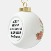 Kundenspezifische Keramik Kugel-Ornament (Rechts)