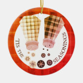 Kundenspezifische Keramik Ornament (Vorne)