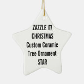 Kundenspezifische Keramik STERN Keramik Ornament (Rechts)