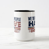 Kundenspezifische Keramik Tasse mit U.S. Emblem un (Mittel)