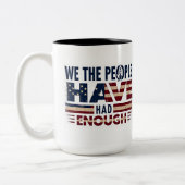 Kundenspezifische Keramik Tasse mit U.S. Emblem un (Links)