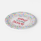 Kundenspezifische Kindergeburtstagversorgungen des Pappteller (Schrägansicht)