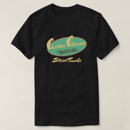 Kundenspezifische klassische Patina-Straße tauscht T-Shirt (Design vorne)