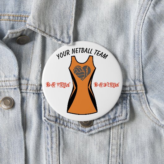 Kundenspezifische Kleiderfarbpersonalisiertes Button (Beispiel)