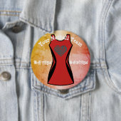 Kundenspezifische Kleiderfarbpersonalisiertes Button (Beispiel)