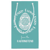 Kundenspezifische kleine Geschenktasche Ostereies Geschenktüte (Rückseite)