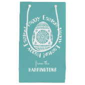 Kundenspezifische kleine Geschenktasche Ostereies Geschenktüte (Vorderseite)