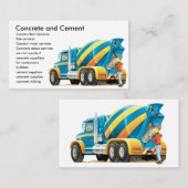 Kundenspezifische konkrete Zement-Baugewerbe-Karte Visitenkarte (Vorne/Hinten)