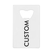 Kundenspezifische Kreditkartenflaschenöffner (Vorderseite)