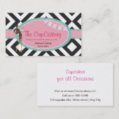 Kundenspezifische Kuchen-Bäckerei-Visitenkarten Visitenkarte (Vorne/Hinten)