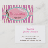 Kundenspezifische Kuchen-Bäckerei-Visitenkarten Visitenkarte (Vorne/Hinten)