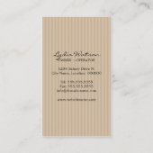 Kundenspezifische Kuchen-Pop-Bäckerei Visitenkarte (Rückseite)