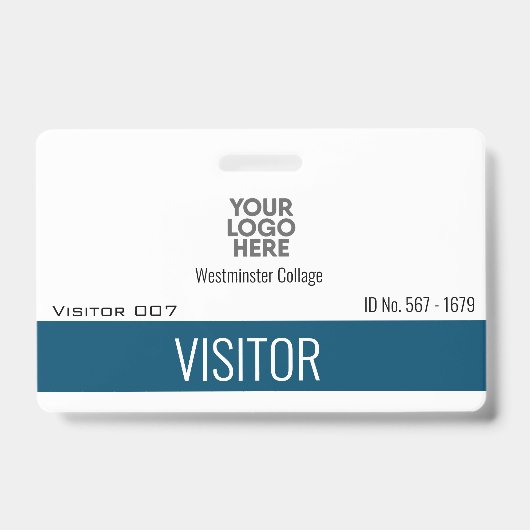 Kundenspezifische Kunden Logo Firmenname ID Ausweis (Vorderseite)