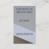 Kundenspezifische Kurier-Karte Visitenkarte (Rückseite)