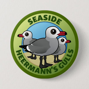 KUNDENSPEZIFISCHE Küste Heermanns Möven Button