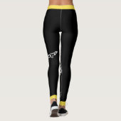 Kundenspezifische Leggings, die SKELETT MIT Leggings (Rückseite)