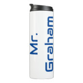 Kundenspezifische Lehrerbewertungsbücher mit Namen Thermosbecher (Nach rechts gedreht)