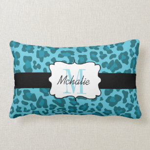 Kundenspezifische Leopard-Druck-Schatten des Lendenkissen