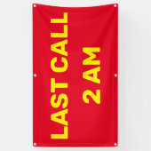 Kundenspezifische Letzte Anrufnummer 2.00 Bar Pub  Banner (Vertikal)