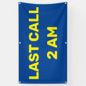 Kundenspezifische Letzte Anrufnummer 2.00 Bar Pub  Banner (Vertikal)