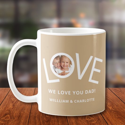Kundenspezifische Liebe Sie Vater Foto Kaffeetasse