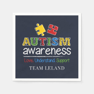 Kundenspezifische Liebe zur Sensibilisierung für A Serviette