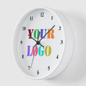 Kundenspezifische Logo-Foto-Werbemauer-Uhr Uhr (Winkel)