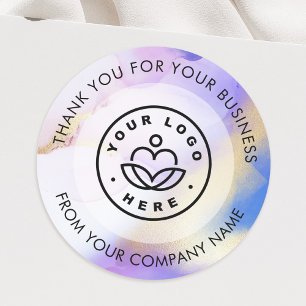 Kundenspezifische Logo-Geschäft Vielen Dank für Ih Runder Aufkleber