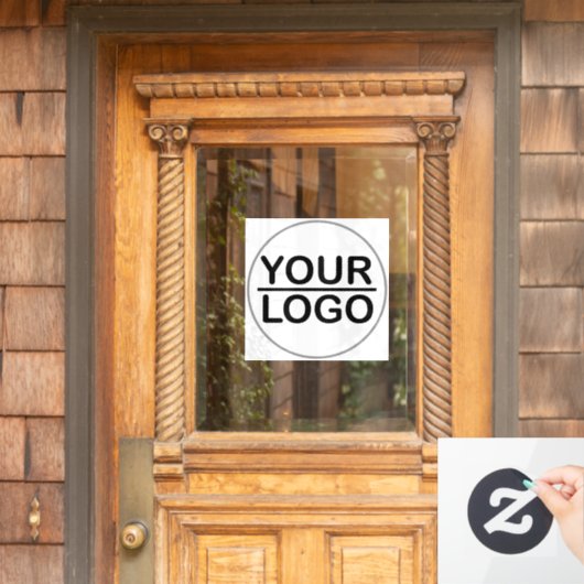 Kundenspezifische Logo-Geschäfte Fensteraufkleber (Haustür)