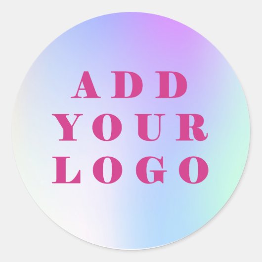 Kundenspezifische Logo-Geschäfte Runder Aufkleber (Vorderseite)