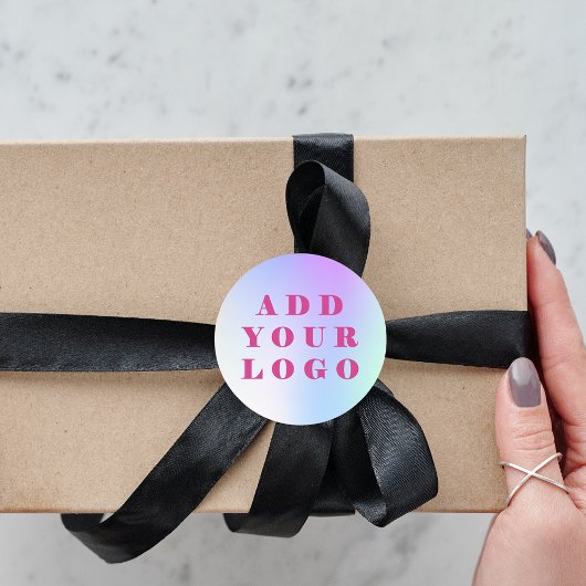 Kundenspezifische Logo-Geschäfte Runder Aufkleber