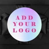 Kundenspezifische Logo-Geschäfte Runder Aufkleber
