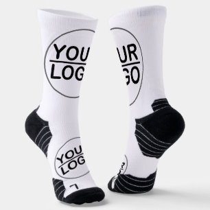 Kundenspezifische Logo-Geschäfte Socken