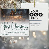 Kundenspezifische Logo-Geschenke zum ersten Mal We Keramikornament