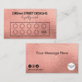 Kundenspezifische Logo-Gold-Loyalitätskarte Visitenkarte (Vorne/Hinten)