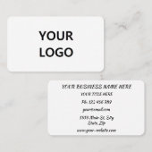 Kundenspezifische Logo-Visitenkarte Ihre Colora un Visitenkarte (Vorne/Hinten)