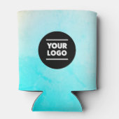 Kundenspezifische Logo von Ocean Blue Dosenkühler (Rückseite)