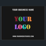 Kundenspezifische Logo-Werbeaktion Business Flyer<br><div class="desc">Ihre Farben und Schriftart - Benutzerdefiniertes Logo und Werbeunternehmen Personalisiert - Logo hinzufügen / Bild und Text / Informationen - Vergrössern und verschieben Sie Elemente mit dem Anpassungsprogramm. Wählen Sie / fügen Sie Ihre Lieblings-Hintergrundfarben!</div>