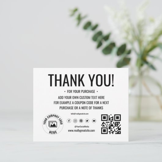 Kundenspezifische Logogeschäfte dank Karte (Stehend Vorderseite)