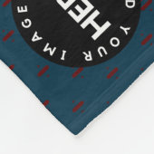 Kundenspezifische Logos für moderne Unternehmen Fleecedecke (Ecke)