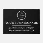 Kundenspezifische Logos für moderne Unternehmen Fußmatte (Vorderseite)