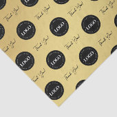 Kundenspezifische Logos für Unternehmen Vielen Dan Seidenpapier (Ausschnitt)