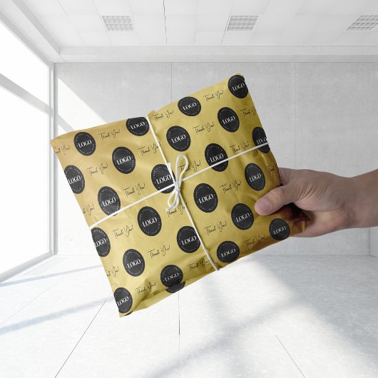 Kundenspezifische Logos für Unternehmen Vielen Dan Seidenpapier