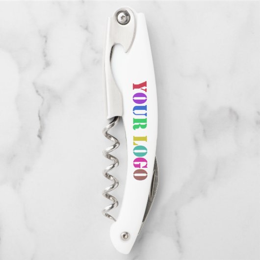Kundenspezifische Logos oder Foto-Firmenkellner Kellnermesser (Vorderseite)