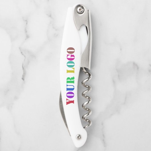 Kundenspezifische Logos oder Foto-Firmenkellner Kellnermesser (Rückseite)
