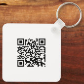 Kundenspezifische Logos und QR-Code Schlüsselanhänger (Rückseite)